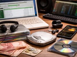 Ilustrasi Nostalgia Industri Musik 90-an - sumber foto ChatGPT