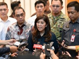 Menteri Komunikasi dan Digital Meutya Hafid memimpin inspeksi mendadak (sidak) ke kantor operasional Meta di Jakarta pada Rabu (04/03/2026) - sumber foto KOMDIGI