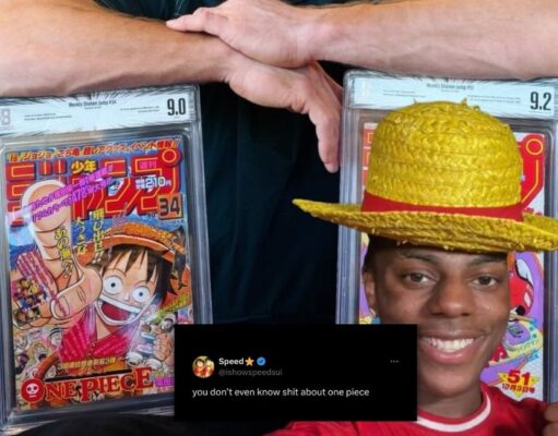 IShowSpeed Sindir Logan Paul Usai Beli Manga One Piece Miliaran, “Bukan Fans Sejati!” IShowSpeed Sindir Logan Paul Usai Beli Manga One Piece Miliaran - sumber foto IG/X/Ishowspeed/PaullLogan
