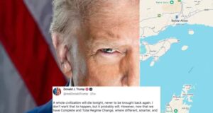 Ancaman Trump ke Iran Memanas - sumber foto X