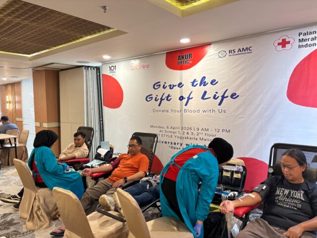 1O1 STYLE Yogyakarta Donor darah - sumber foto Istimewa