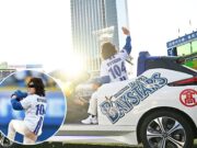Toshl X Japan Bikin Stadion Yokohama Bergemuruh di BLUE LIGHT SERIES 2026, Rayakan Ulang Tahun Shugo Maki Toshl X Japan Bikin Stadion Yokohama Bergemuruh di BLUE LIGHT SERIES 2026 - sumber foto instagram/baystars_officia
