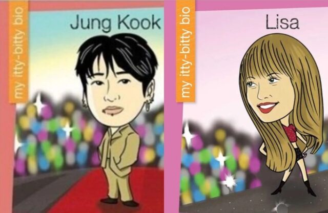 Lisa BLACKPINK dan Jungkook BTS Jadi Artis K-Pop Pertama yang Masuk Buku Anak Amerika - sumber foto istimewa