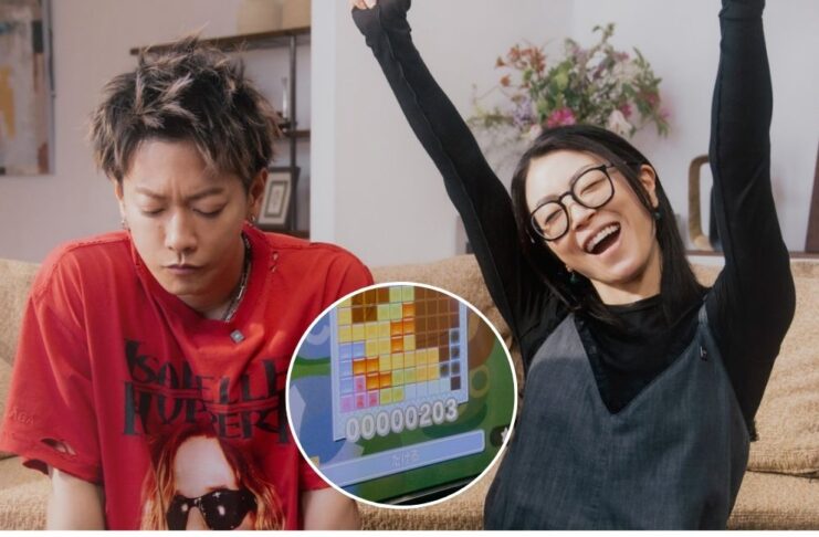 Takeru Satoh Kalah Main Tetris dari Utada Hikaru - sumber foto Instagram/takeruxxsato