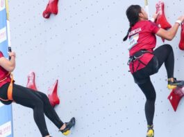 Indonesia Raya Bergema di Sanya! Duo Panjat Tebing Putri Pecahkan Rekor Dunia