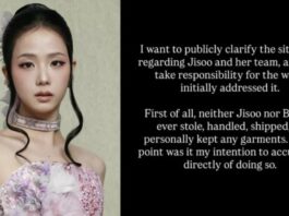 Jisoo BLACKPINK Resmi Bersih dari Sengketa Pakaian, Desainer Benjamin Voortmans Buka Suara