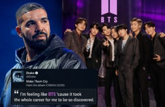 Drake Mendadak Sebut BTS di Lagu Barunya, Internet Langsung Heboh dan Debat Makna Liriknya Drake Mendadak Sebut BTS - sumber foto Istimewa