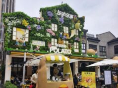 Lays Buka Restoran Kentang Pertama di Shanghai, Isinya Serba Kuning dan Menunya Bikin Netizen Penasaran! restoran Lays Shanghai - sumber foto Instagram/adwithbenefits