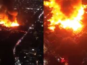 Kebakaran Besar di Kemayoran Padam Setelah 7 Jam, Ratusan Warga Mengungsi Kebakaran Besar di Kemayoran - sumber foto istimewa