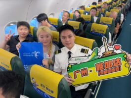 Kemenpar Sambut Penerbangan Perdana Spring Airlines Rute Guangzhou dan Shenzhen ke Jakarta Kemenpar Sambut Penerbangan Perdana Spring Airlines Rute Guangzhou dan Shenzhen ke Jakarta