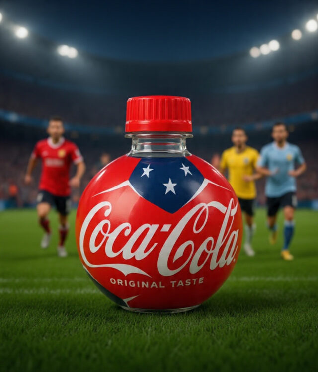 Coca-Cola Rilis Botol Bentuk Bola Jelang FIFA World Cup 2026 - sumber foto Isitmewa Coca-Cola Rilis Botol Bentuk Bola Jelang FIFA World Cup 2026 - sumber foto Isitmewa