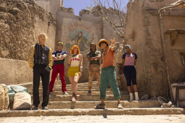 Kostum Straw Hat di One Piece Season 3 - sumber foto Netflix Kostum Straw Hat di One Piece Season 3 - sumber foto Netflix