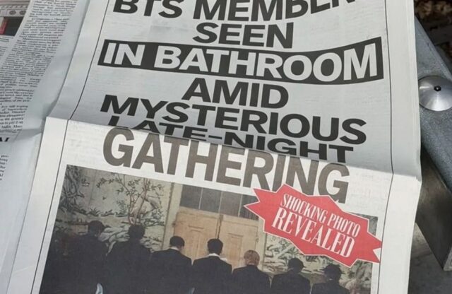 BTS iklan di koran New York Post - sumber foto ARMY