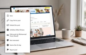 LinkedIn Tambah Tombol Seems Like AI Slop, Sinyal Konten AI Mulai Jadi Masalah di Media Sosial Profesional fitur bari LinkedIn AI Slop - sumber foto istimewa