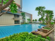 Four Points by Sheraton Bekasi dan Fairfield by Marriott Bekasi Perkuat Posisi sebagai Destinasi MICE Premium di Kota Bekasi kolam renang Four Points by Sheraton Bekasi - sumber foto istimewa