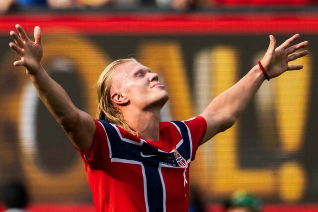 Erling Haaland Norwegia vs Brasil - sumber foto instagram/erling