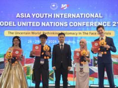 700 Delegasi dari 19 Negara Berkumpul di Bangkok, AYIMUN 21st Jadi Wadah Anak Muda Bahas Krisis Global 700 Delegasi dari 19 Negara Berkumpul di Bangkok, AYIMUN 21st - sumber foto istimewa