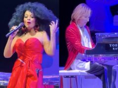 Yoshiki Main Piano Iringi Diana Ross! Lagu If We Hold On Together Makin Berasa Yoshiki Main Piano Iringi Diana Ross - sumber foto Instagram/Yoshiki