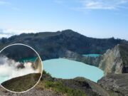 Tebing Kawah Kelimutu Longsor, PVMBG Pastikan Bukan karena Aktivitas Vulkanik Tebing Kawah Kelimutu Longsor - sumber foto istimewa