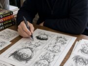 Detective Conan Tamat! Aoyama Gosho Ungkap Endingnya, Ini Faktanya! ilustrasi Aoyama Gosho sedang menggambar Detective Conan - sumber foto istimewa