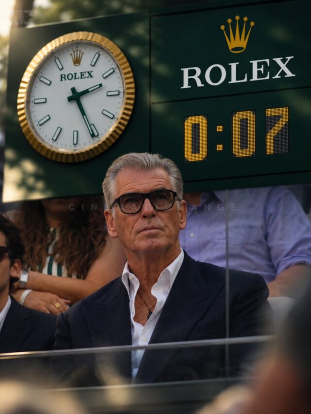 Pierce Brosnan - sumber foto US Open Tennis / Reuters / Brendan McDermid