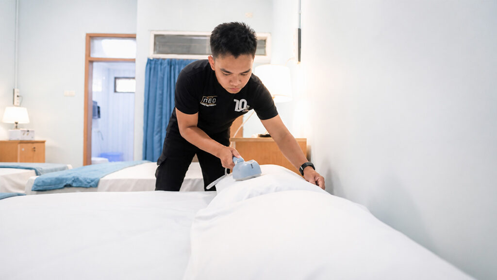 Perapihan kamar Dan tempat tidur Rumah Singgah YPKAI - sumber foto istimewa