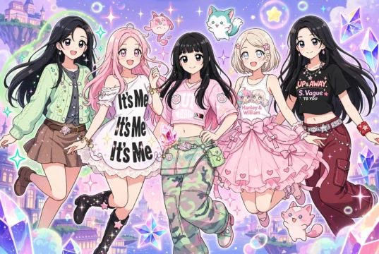 ILLIT Bawakan Swingin Magic untuk Anime Magical Sisters LuluttoLilly Season 2 ILLIT Swingin' Magic Magical Sisters LuluttoLilly - sumber foto istimewa